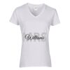 Heavy Cotton Women's V-Neck T-Shirt Thumbnail